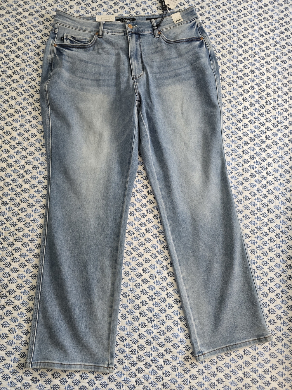 Judy Blue Size 20W Straight High Waist Light Blue Jeans NWT!!